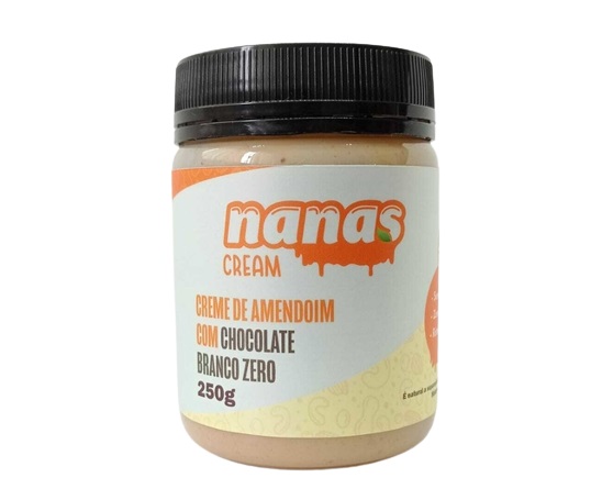 Creme Amendoim C/ Choc. Branco 250g Nanas Cream