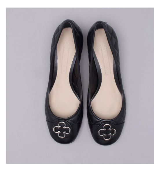 Scarpin Catherine Couro Preto-capodarte | Srta Maison