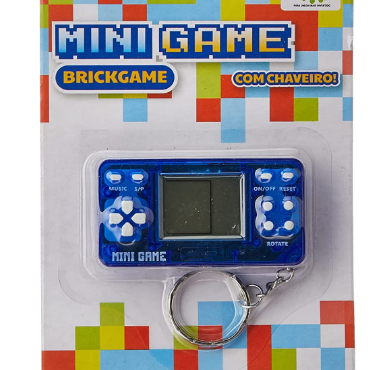 Mini Game Chaveiro Brickgame - DMT6204 - Dm Toys - Real Brinquedos