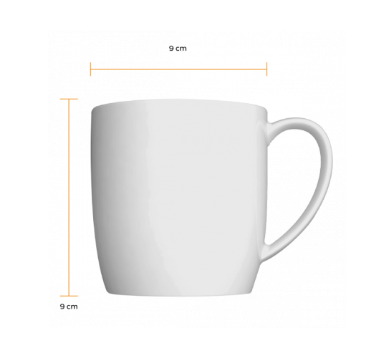 Caneca de Porcelana Urban Café Diamantina Germer 360 ml - multibar