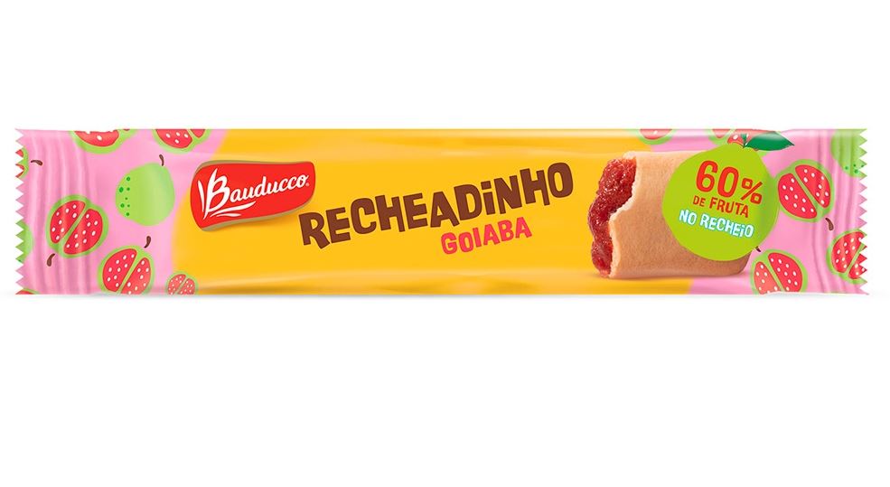 Biscoito Bauducco Recheadinho Goiabinha 104g