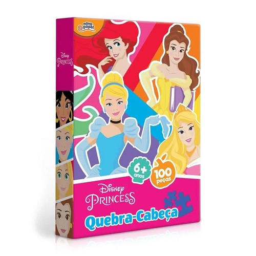 QUEBRA CABEÇA TOYSTER PRINCESAS 100 PEÇAS