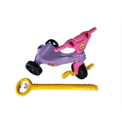 Triciclo Motoca Infantil Xalingo Oncinha Racer C/ Empurrador