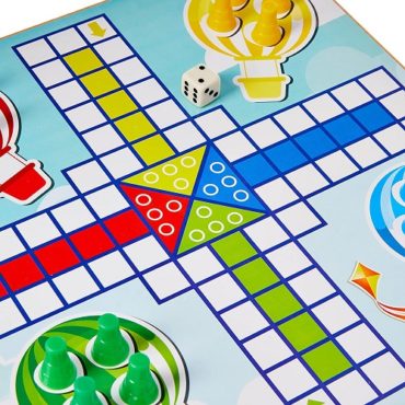 Jogo ludo em madeira