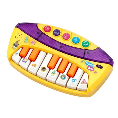 Brinquedo Didático Infantil Teclado Musical Jr Toys Doce Lar