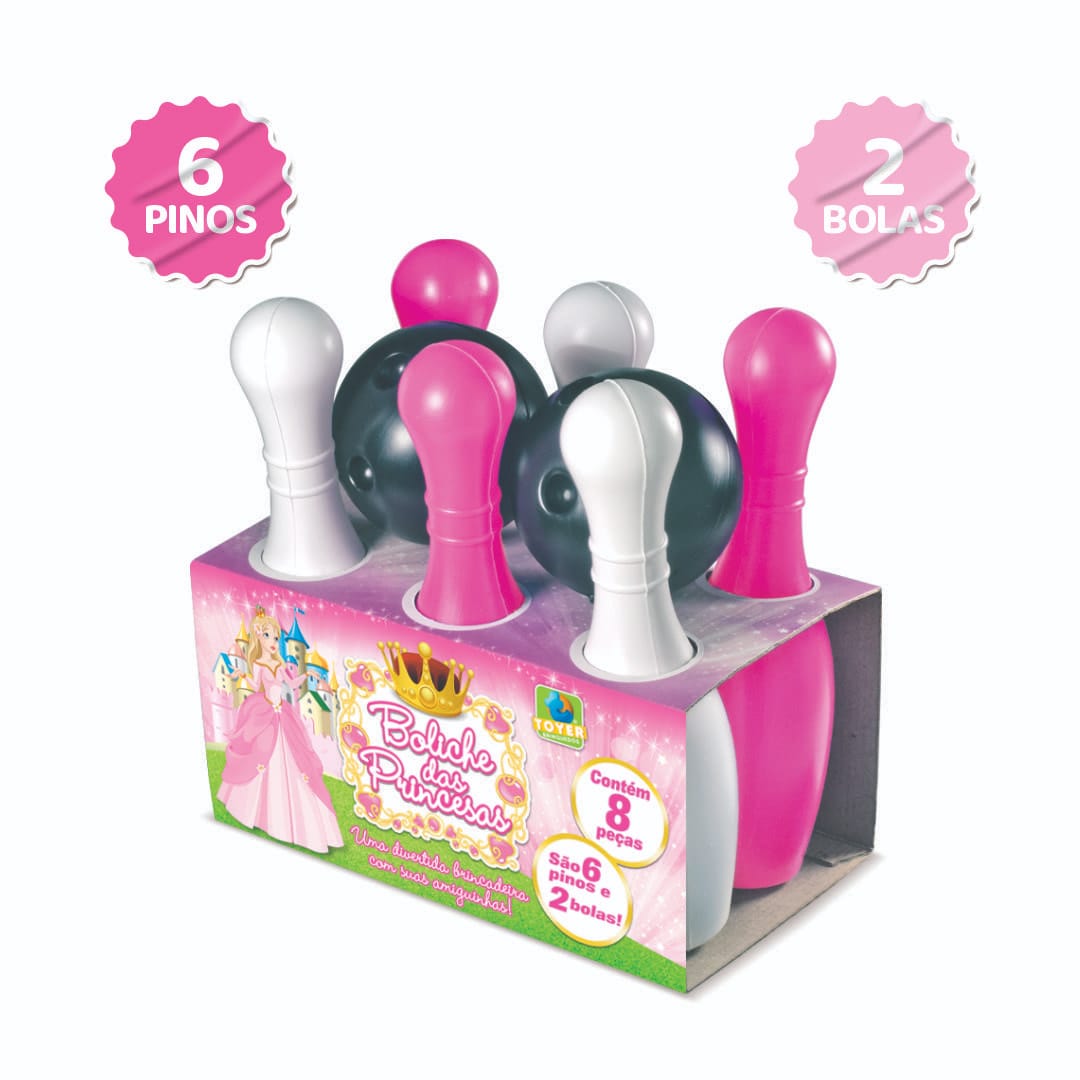 Jogo de Boliche Princesa - Loja Online Lider Brinquedos