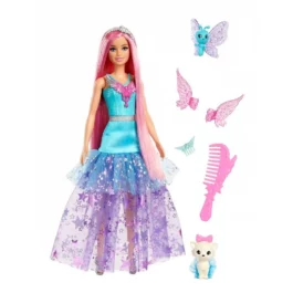 Barbie Estante Casa Glam Com Boneca Mattel - HCD48