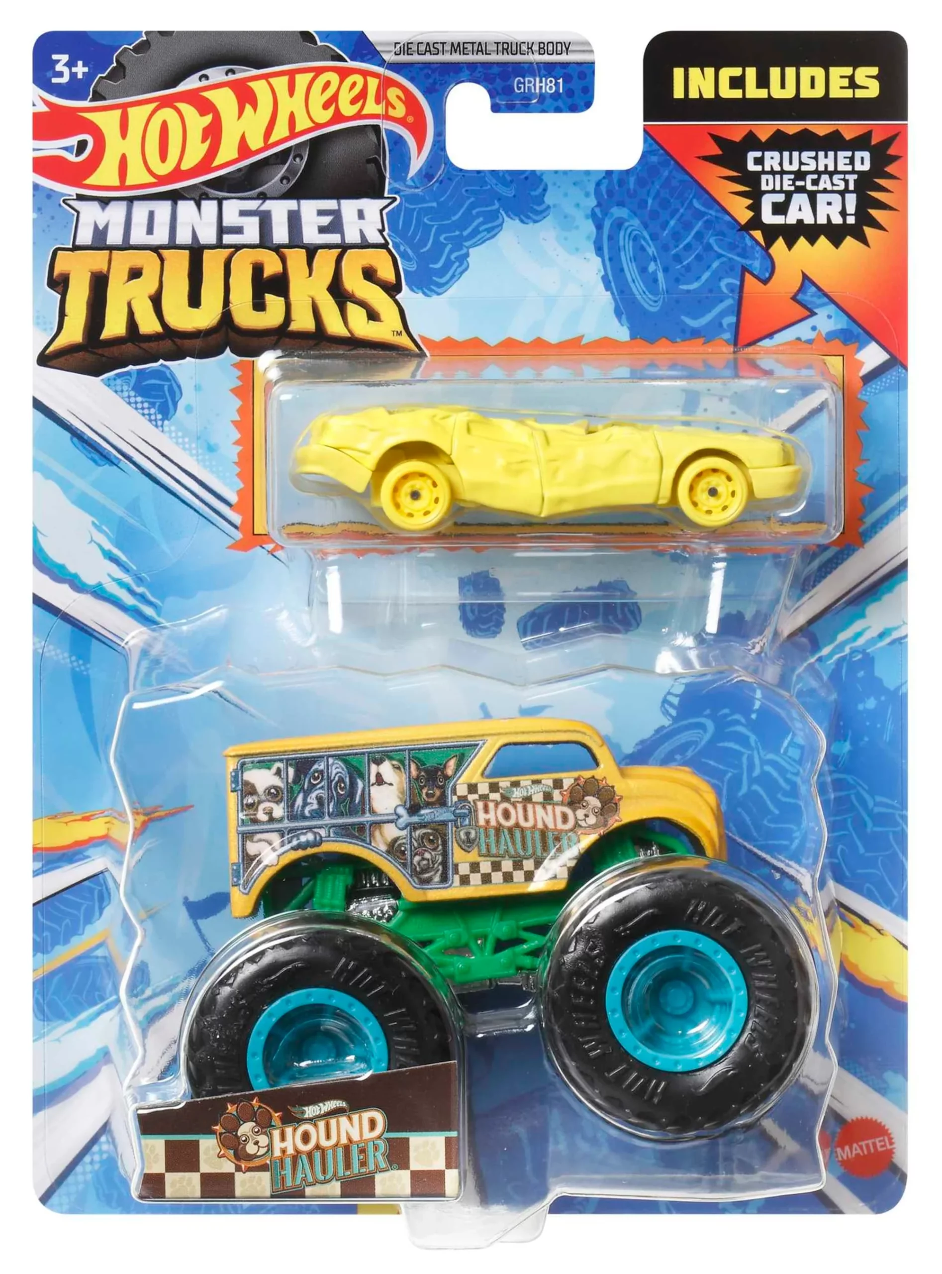 HOT WHEELS MONSTER TRUCKS VERDE - Casa dos Plásticos