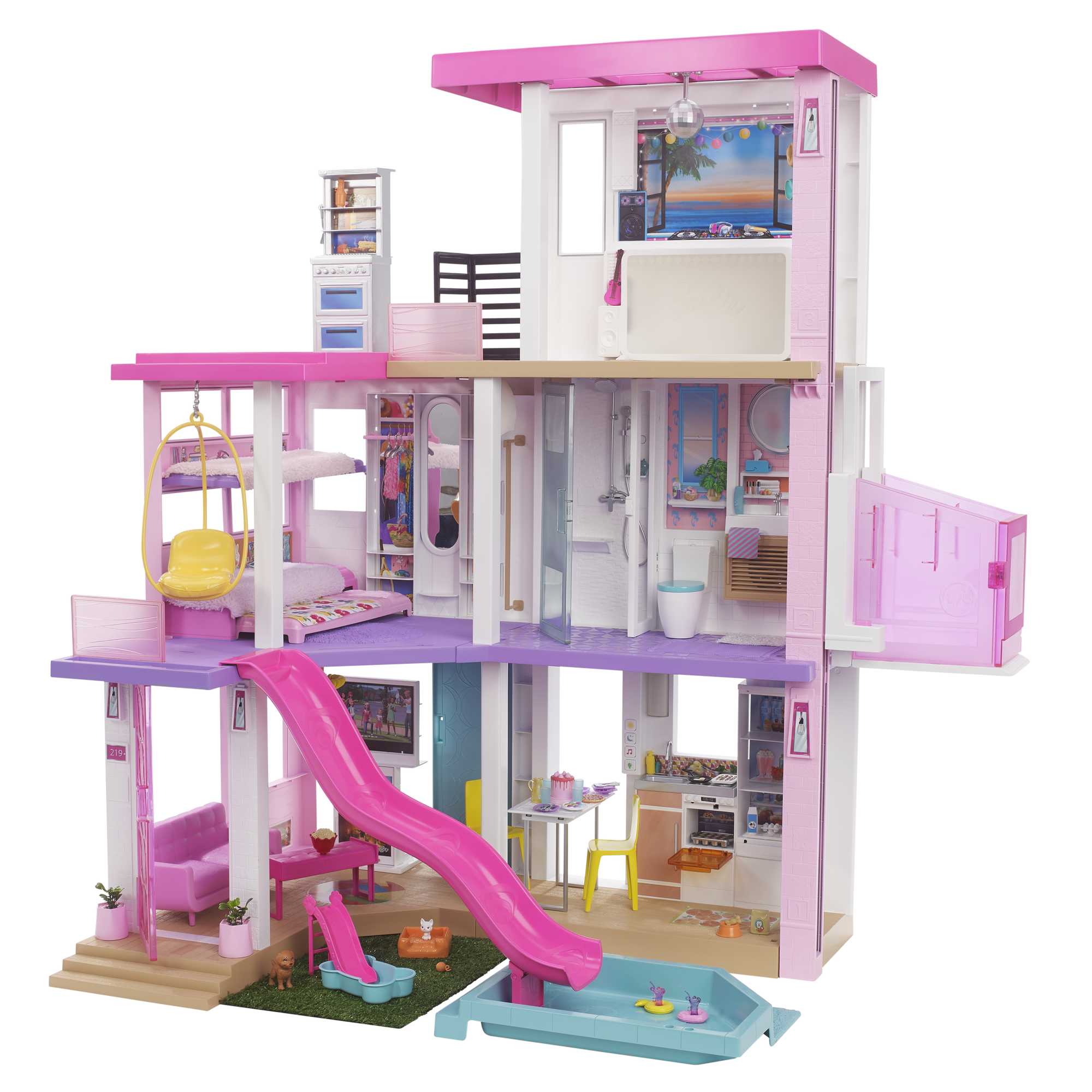 Casa de Boneca  Móveis da casa da barbie, Casas de brincadeiras