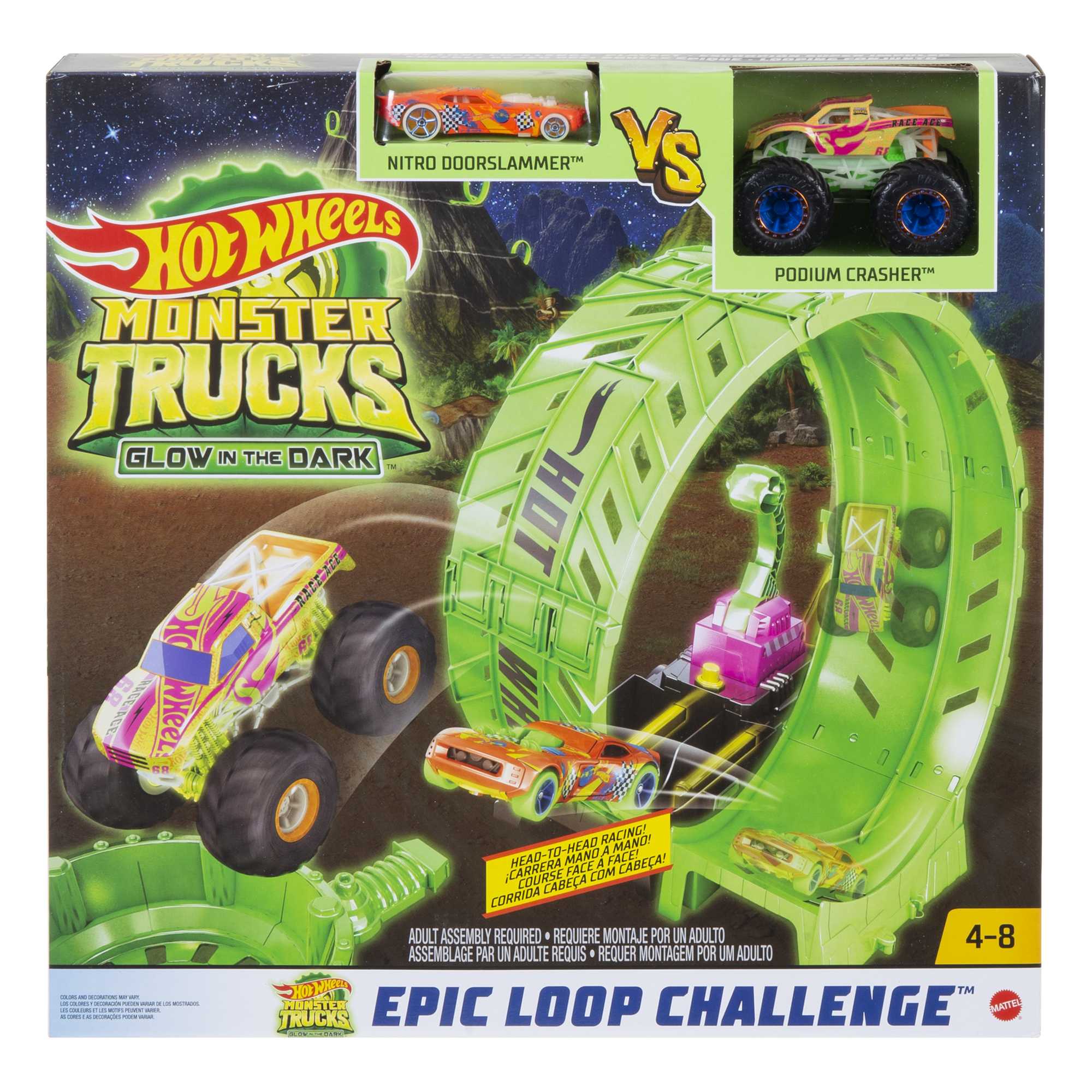 HOT WHEELS MONSTER TRUCKS VERDE - Casa dos Plásticos