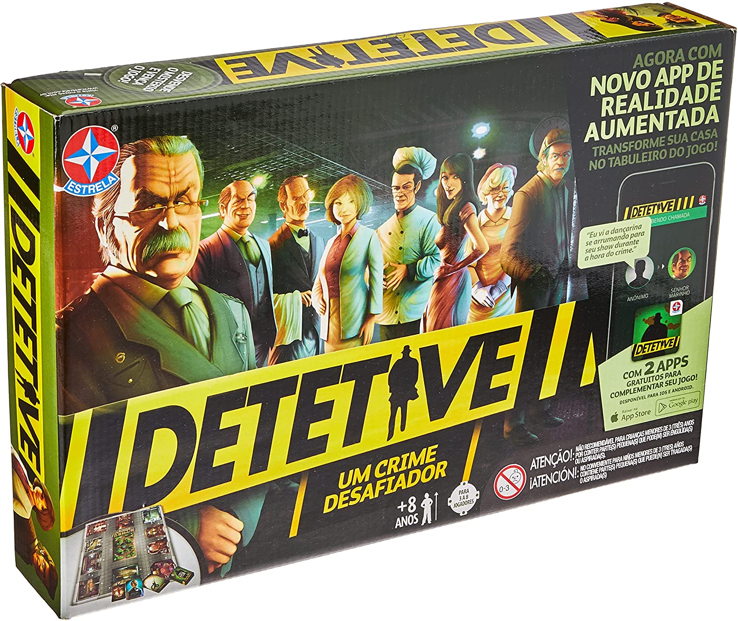 Jogo Detetive - Estrela - lojasmel